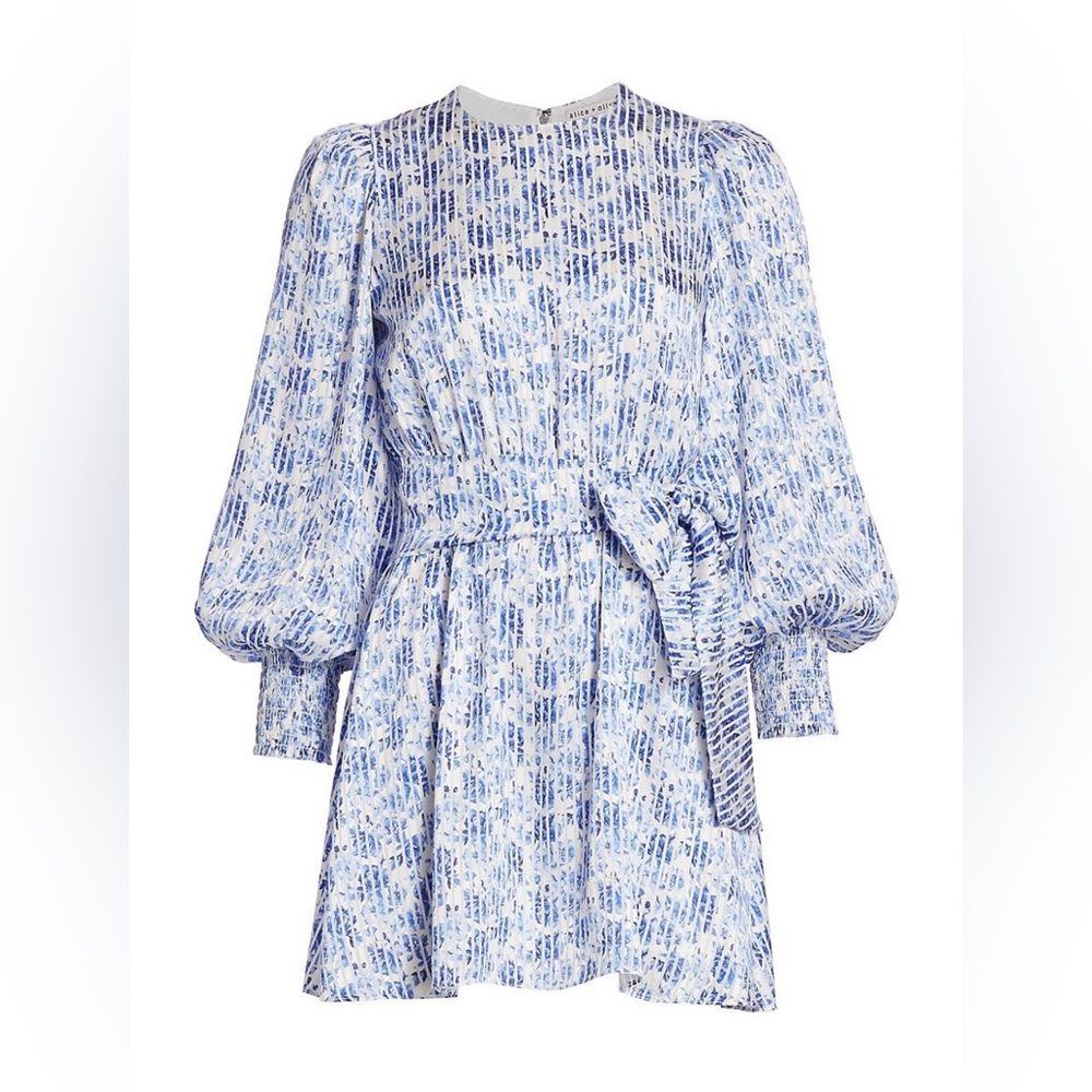 Alice and Olivia Molli Printed Belted Dress - Picture 5 of 13